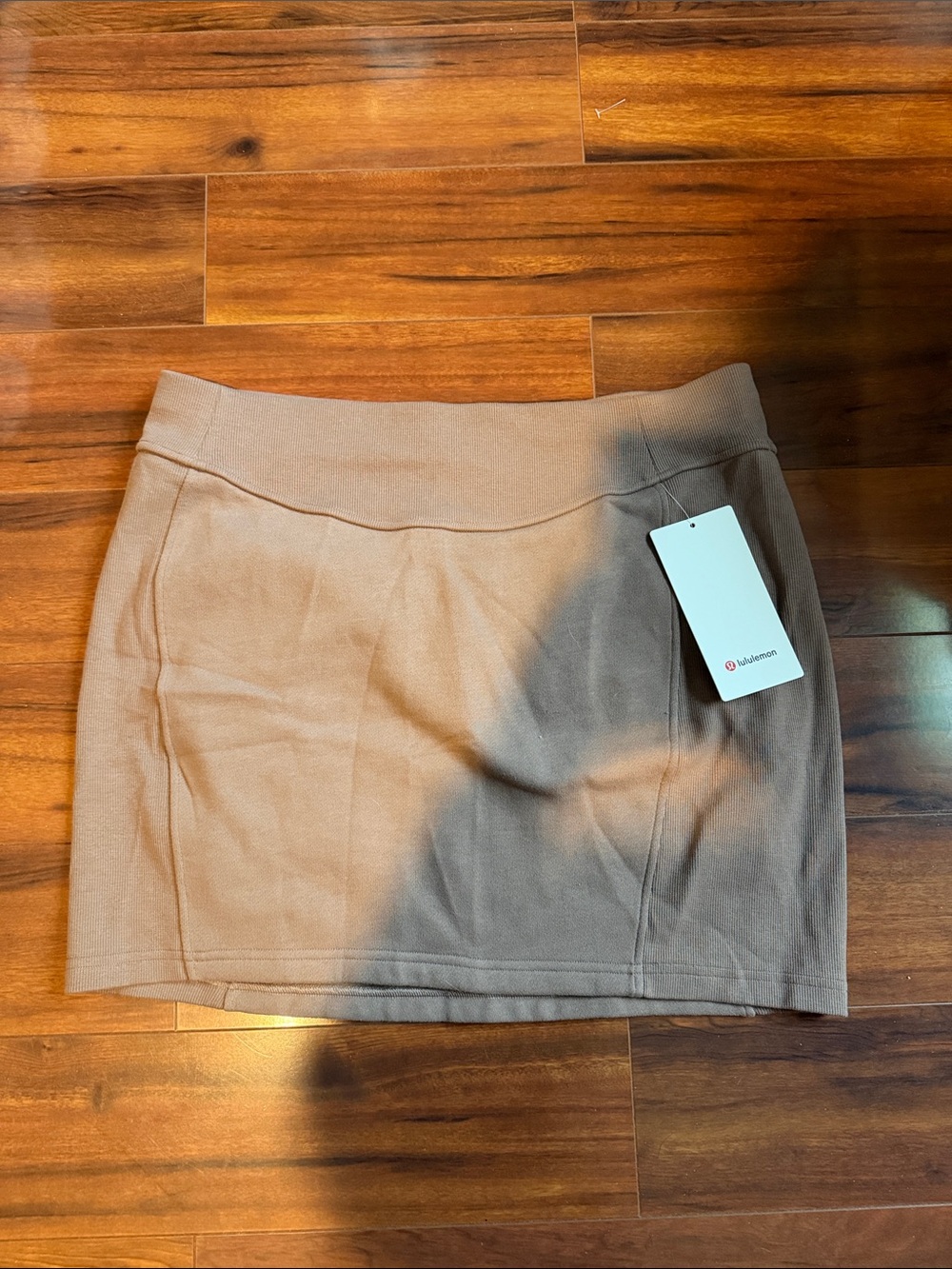 lululemon athletica Tan Knit Mini Skirt